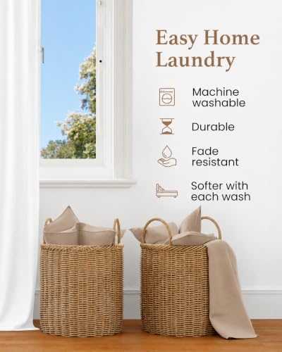 1000 TC Beige King Pillowcases Set of 2 100% Egyptian Cotton Pillow Cases - Image 6