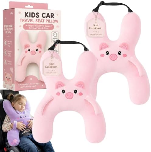 Kids Car Travel Seat Pillow H Shaped Plush Neck Support for Road Trip Naps by Unknown