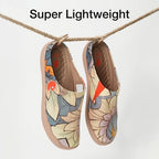 UIN Slipper Woman Travel Art Painted Shoes Wide Toe Casual Home Slip On Mules Malaga - Image 5