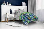 Minecraft Creeper Twin Comforter Set 4 Piece Kids Bedding for Boys, Multi - Image 7
