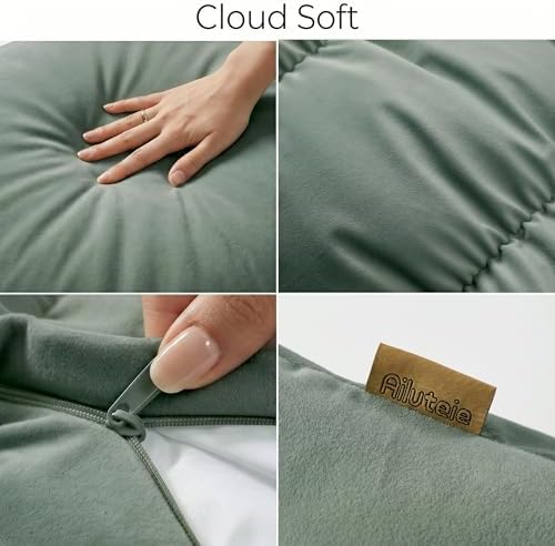 Pat. Pend. Segmented Body Pillow for Side Sleepers, 47 Inch, Green - Image 3