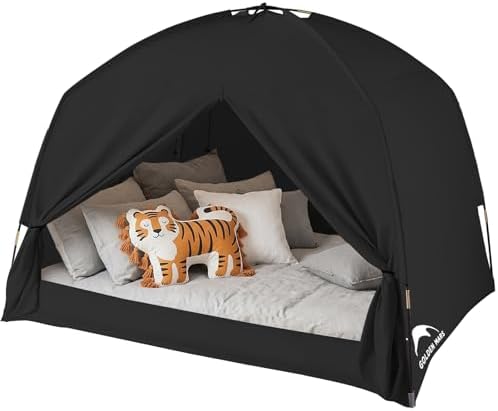 Twin Bed Tent for Kids and Adults, Indoor Blackout Sleeping Play Tents by Unknown