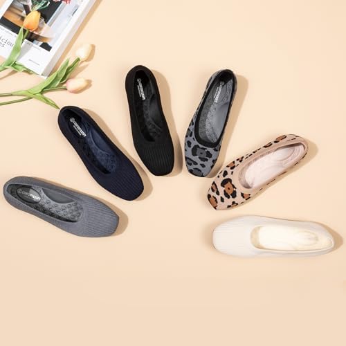 Frank Mully Women's Flats Square Toe Flats Comfortable Slip on Washable Ballet Flats Shoes for Women Dressy Work - Image 7