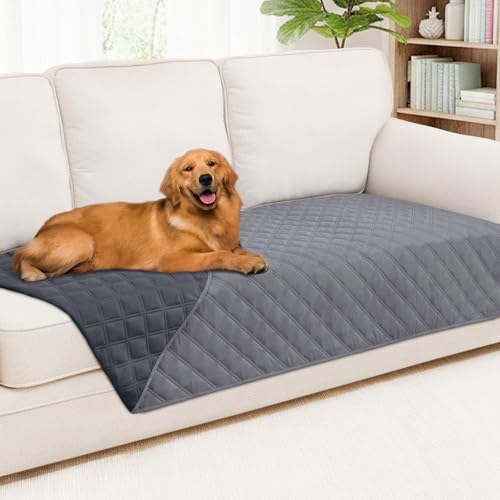 Smiry Waterproof Reversible Pet Couch Covers for Dogs by Smiry