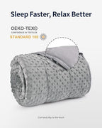Mr. Sandman Weighted Blanket for Adults, King Size 20 lbs, 80 x 87 Inches - Image 4