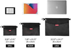 pack all 3 Pcs Water-Resistant Zipper Pouch, Mesh Zipper Bag - Image 6