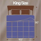 Utopia Bedding Comforter King Size, Duvet Insert, Slate Blue, 90 x 102 in - Image 2