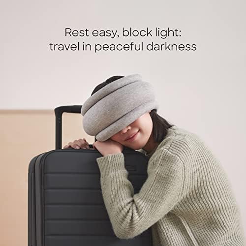 Ostrichpillow Light Commuting, Travel Pillow & Power Nap Pillow - Premium Comfort & Lightweight, Adjustable to Your Head, Small & Versatile - Image 5