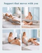 YZ HOME Weighted Body Pillow 6.5lbs Cooling Body Pillow (41" x 10") - Image 6