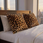 EMMTEEY Leopard Print Pillow Covers 26x26 Throw-Pillow-Cover Set of 2 - Image 4