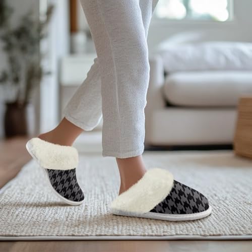 Cotton Slippers With Fluffy Edges House Slippers - Image 4