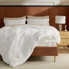 Bedsure Duvet Cover with Fitted Sheet Full - Deep Pocket, Hotel Luxury Soft Double Brushed Bedding Set with Zipper Closure, Includes 1 Duvet Cover, 1 Fitted Sheet, 2 Pillow Shams, NO Comforter, White by BEDSURE