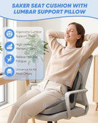 Saker Ergonomic Memory Foam Seat Cushion for Office Chairs,Car Seat Cushion - Image 2