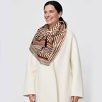 EXTREE Scarfs for Women Pashmina Silky Shawl Wrap for Evening Dressing Blanket Open Front Poncho Cape - Image 3