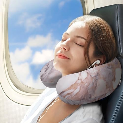 Neck Pillow, Soft Comfortable U Shape Memory Foam Travel Pillow - Image 3