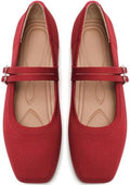 Womens Woven Ballet Flats, Foldable Mary Jane Shoes for Casual Wear by putaomaShoes