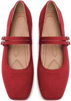 Womens Woven Ballet Flats, Foldable Mary Jane Shoes for Casual Wear by putaomaShoes