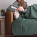 Arcturus Bighorn 100% Virgin Wool Blanket | Heirloom-Quality Wool Bedding for Home & Cabin | Warm, Thick & Durable (King Size, Sage) - Image 6