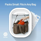 Pillowdy Travel Hoodie with Built-In Inflatable Neck Pillow for Flights - Image 5