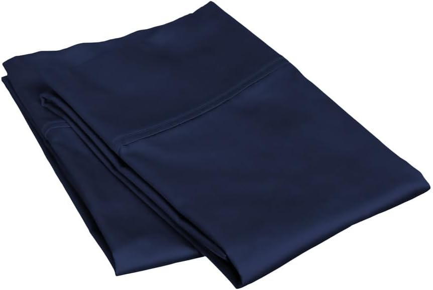 100% Pima Cotton Pillowcases – 800 Series, Ultra Soft & Cooling, Toddler/Travel 12"x16", Set of 2 – Navy Blue, Hotel Luxury Quality, Envelope Closure, Skin & Hair Friendly by Unknown