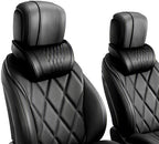 Yilia Universal Memory Foam Car Headrest Neck Pillow，Black：2PCS by Yilia