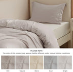 Bedsure Twin/Twin XL Duvet Cover, Soft Double Brushed Bedding Set, Taupe - Image 5