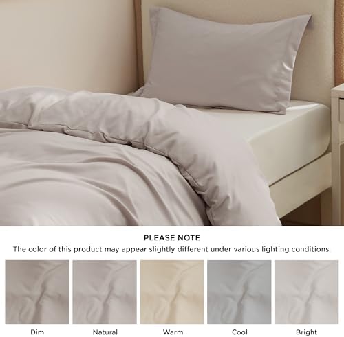 Bedsure Twin/Twin XL Duvet Cover, Soft Double Brushed Bedding Set, Taupe - Image 5