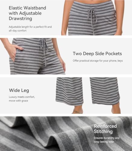 WiWi Bamboo Viscose Pajama Pants for Women Plus Size Cooling Bottoms S-4X - Image 4
