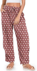 TARSE Womens Linen Barrel Pants Casual Summer Travel Lounge Trousers by TARSE