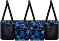 UNICEU Tie-Dye Print Trunk Organizer for Suv Foldable Easy Install Backseat Trunk Organizer with 4 Pockets Large Capacity Car Interior Accessories by UNICEU
