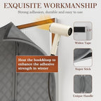 Yotache Magnetic Thermal Insulated Door Curtain Fit 48"x96" Doors, Gray - Image 6
