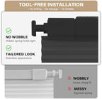 AOSKY No Drill Cordless Light Filtering Cellular Shade 35.5"W x 48"H Black - Image 4
