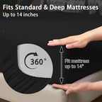 Pamnest Full Comforter Set with Sheets, 7 Pieces Woodland Bear Bedding - Image 4