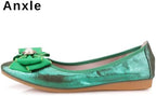 Womens Foldable Ballet Flats Bling Rhinestone Pointed Toe Comfort Slip On Walk Work Loafers Bridal Dress Shoes - Image 4