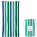 Dock & Bay Kid's Towel - for Beach Use - Quick Dry, Sand Free - Compact, Lightweight - 100% Recycled - Includes Bag - Summer - Cool Lagoon, Large (160x90cm, 63x35) by DockBay