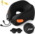 jiaao Neck Pillow for Airplane Travel with Memory Foam by jiaao