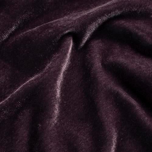 HiEnd Accents Stella Faux Silk Velvet Dark Violet Long Lumbar Pillow - Image 5