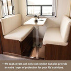 Eco-Ancheng RV Dinette Cushion Covers Seat Covers Camper Cushions Slipcover - Image 6