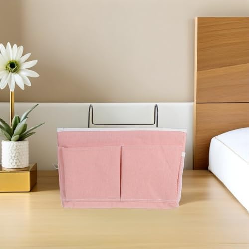 Bedside Hanging Storage Bag 2pcs with Pockets for Dorm Rooms - Image 2