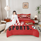 Feelyou Sports Comforter Set Full Size for Kids Boys Girls - Image 3