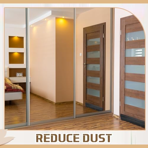 Hushee Brush Door Sweep for Exterior Interior, 36 Inches, Black, 2 Pack - Image 6