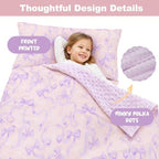 Pink Nap Mat for Toddlers Girls, Kids Sleeping Bag - Image 5