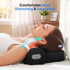 Shiatsu Neck Massager Pillow with Massage, Heat & Traction, Cordless, Black - Image 5