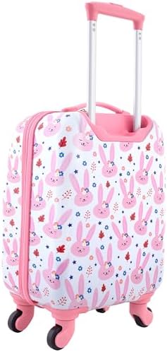 Travelers Club 5 Piece Kids' Luggage Set, Bunny - Image 3