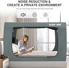 Full Bed Tent Canopy for Kid Adult, Indoor Privacy Dream Blackout Tents - Image 6