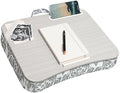 LAPGEAR Designer Lap Desk – Gray Damask, Fits 15.6” Laptops by LapGear