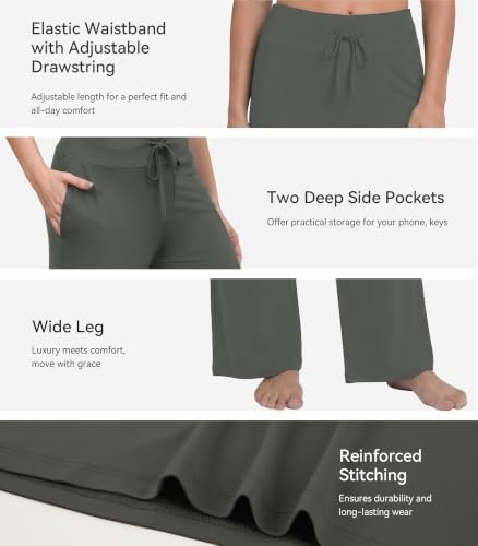 WiWi Bamboo Viscose Pajama Pants for Women Plus Size Cooling Bottoms S-4X - Image 4