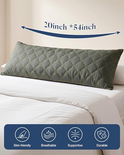 YZ HOME Body Pillow for Side Sleepers, Adjustable Height for Bed - Image 2