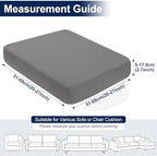 Smiry Waterproof Patio Cushion Covers, Stretch Outdoor Furniture Covers - Image 6