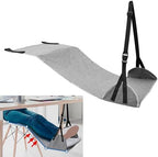 Portable Airplane Foot Rest Hammock Speed Train Bus Car Adjustable Footrest Hanger Travel Sleep Office for Airplane, Office, Under Desk, Car - Image 2